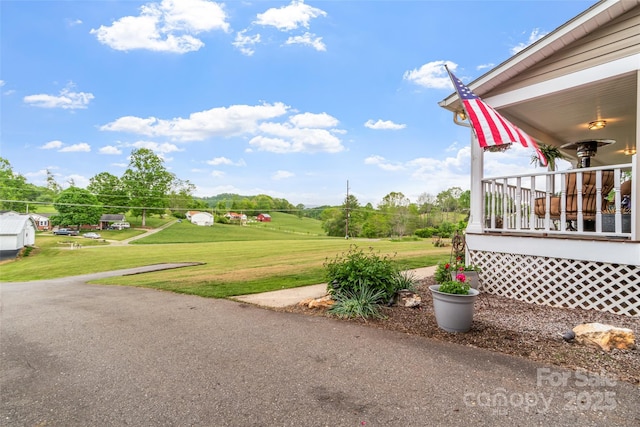 2581 Double Island Rd, Green Mountain, NC 28740 - view of yard