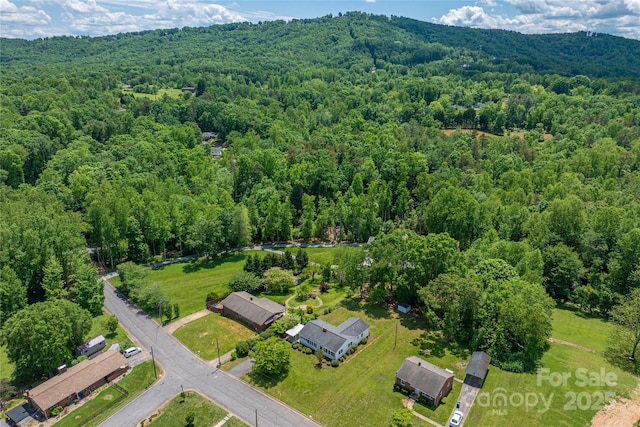 417 Mountain View Ave SE, Valdese, NC 28690 - drone / aerial view of a heavily wooded area