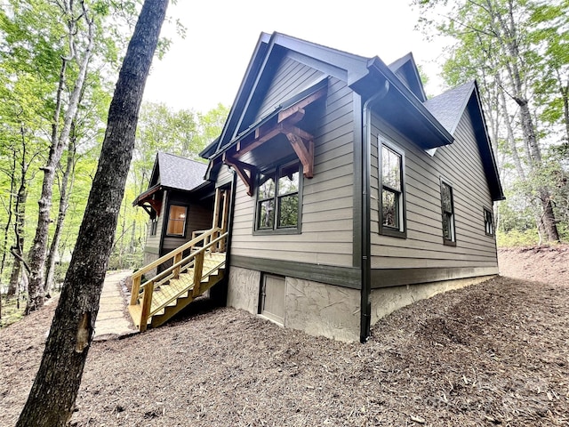 view of side of home