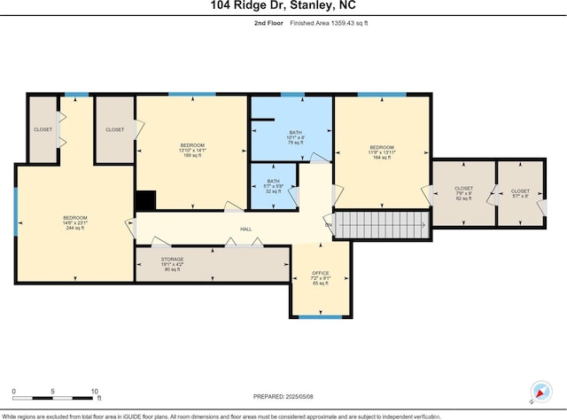 104 Ridge Dr, Stanley, NC 28164 - property floor plan