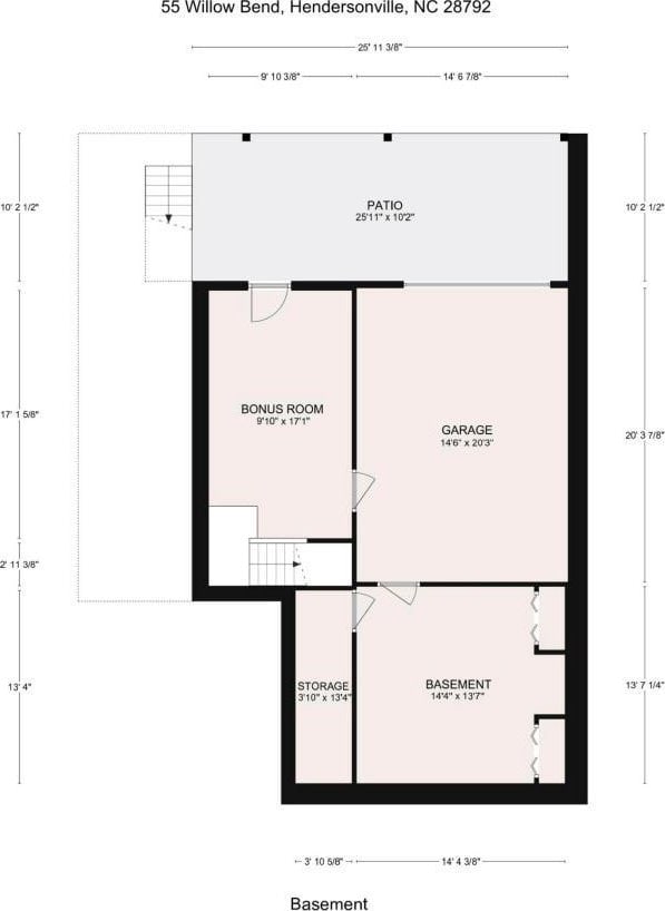55 Willow Bnd, Hendersonville, NC 28792 - property floor plan