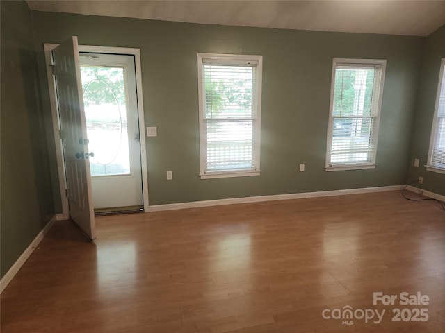 4409 Homestead Rd, Rock Hill, SC 29732 - interior space featuring baseboards, a healthy amount of sunlight, and wood finished floors