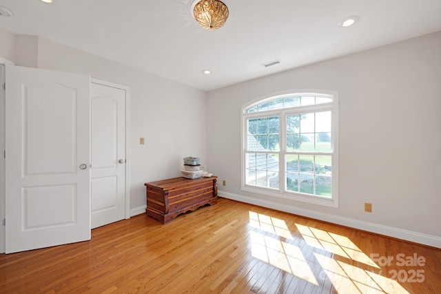 3610 Providence Mill Rd, Maiden, NC 28650 - bedroom featuring light wood finished floors, baseboards, and recessed lighting