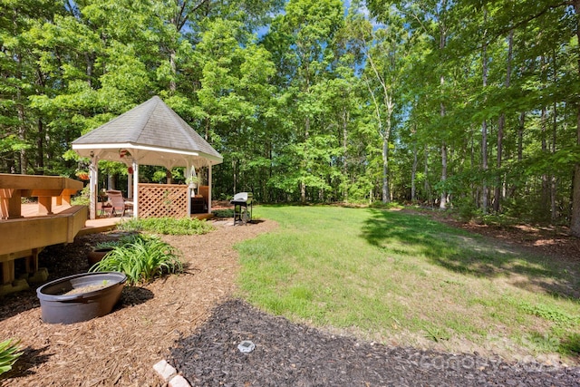 3610 Providence Mill Rd, Maiden, NC 28650 - view of grassy yard with a gazebo