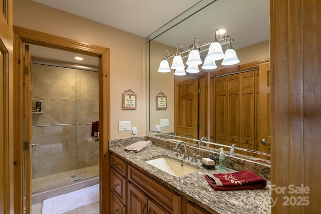 140 Slickrock Rd Unit F3, Burnsville, NC 28714 - full bathroom featuring a shower stall and vanity