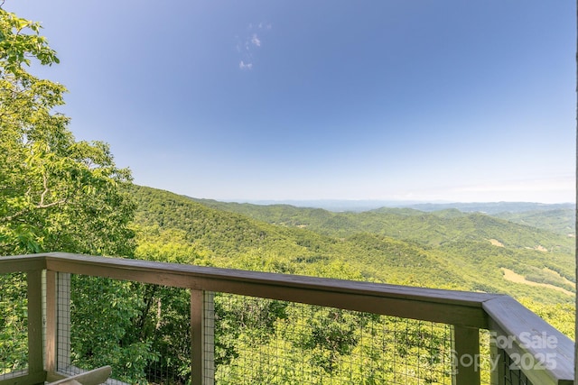 140 Slickrock Rd Unit F3, Burnsville, NC 28714 - exterior space with a forest view and a balcony