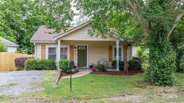 2212 Acme Rd, Belmont, NC 28012 - bungalow-style home featuring roof with shingles and a porch