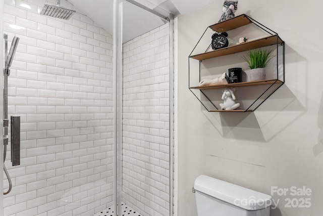 2212 Acme Rd, Belmont, NC 28012 - bathroom with a shower stall and toilet