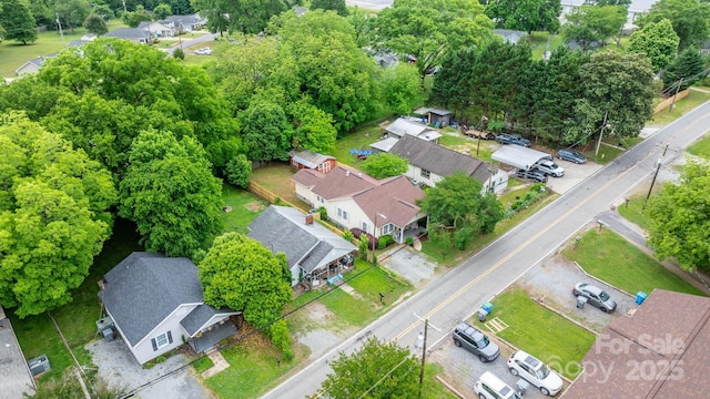 2212 Acme Rd, Belmont, NC 28012 - aerial perspective of suburban area featuring a tree filled landscape