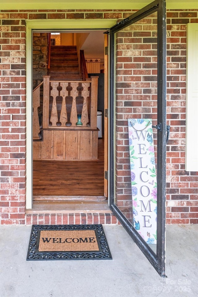 184 Buff Ridge Rd, Boone, NC 28607 - view of exterior entry featuring brick siding