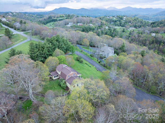 184 Buff Ridge Rd, Boone, NC 28607 - aerial overview of property's location with a mountain backdrop