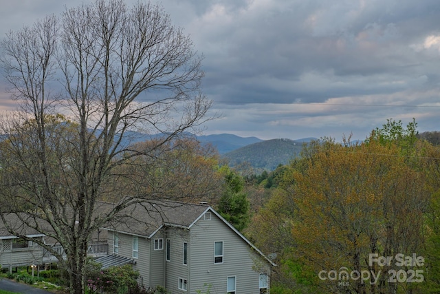 184 Buff Ridge Rd, Boone, NC 28607 - mountain view featuring a heavily wooded area