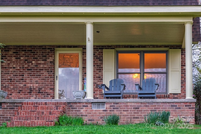 184 Buff Ridge Rd, Boone, NC 28607 - entrance to property with brick siding
