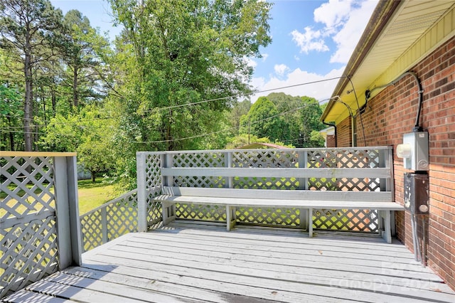 view of deck
