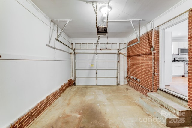 2001 Tyvola Rd, Charlotte, NC 28210 - garage featuring a garage door opener