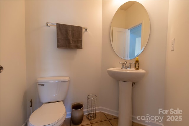 159 Saye Pl, Mooresville, NC 28115 - half bathroom featuring tile patterned floors and toilet