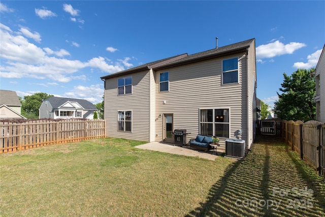159 Saye Pl, Mooresville, NC 28115 - rear view of property featuring a fenced backyard and a patio area