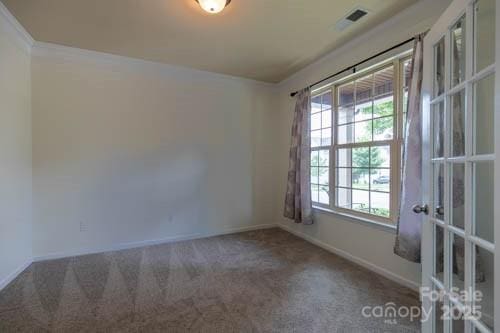 159 Saye Pl, Mooresville, NC 28115 - unfurnished room with carpet and french doors