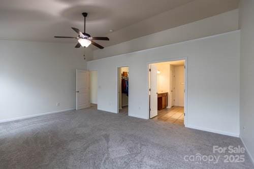 159 Saye Pl, Mooresville, NC 28115 - unfurnished bedroom with carpet floors, a walk in closet, a closet, and ensuite bathroom