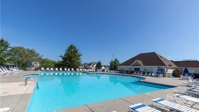 159 Saye Pl, Mooresville, NC 28115 - community pool featuring a patio