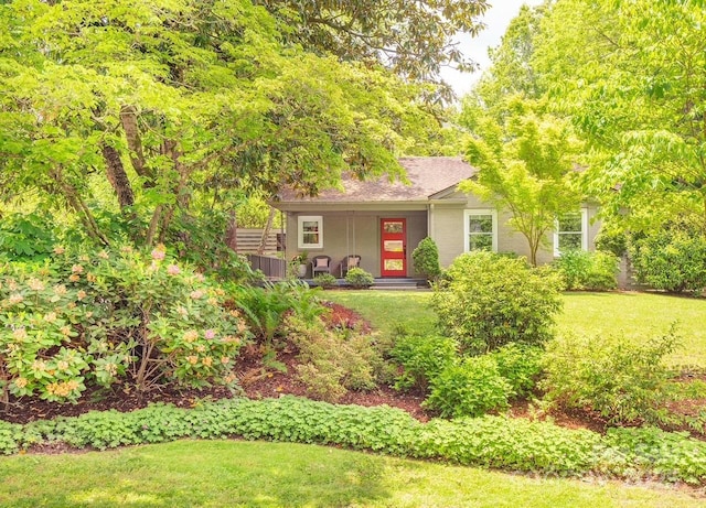 47 Lakeview Rd, Asheville, NC 28804 - view of front of home with a front lawn