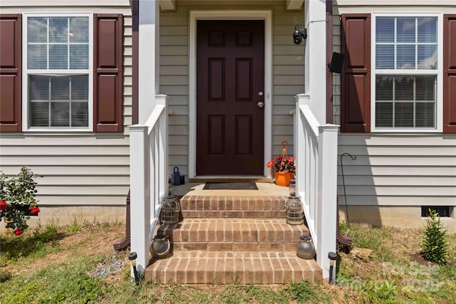 view of entrance to property