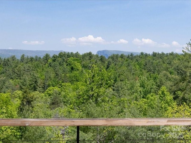 2054 Catawba Trl Unit 162, Nebo, NC 28761 - view of mountain backdrop featuring a heavily wooded area