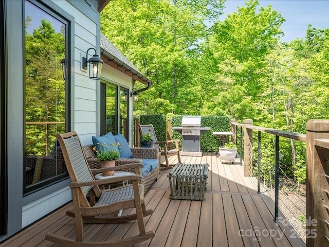 2054 Catawba Trl Unit 162, Nebo, NC 28761 - view of wooden terrace