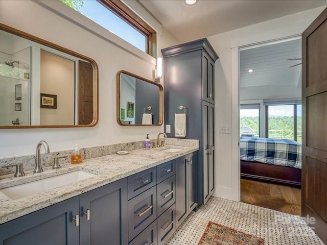 2054 Catawba Trl Unit 162, Nebo, NC 28761 - bathroom featuring plenty of natural light and double vanity