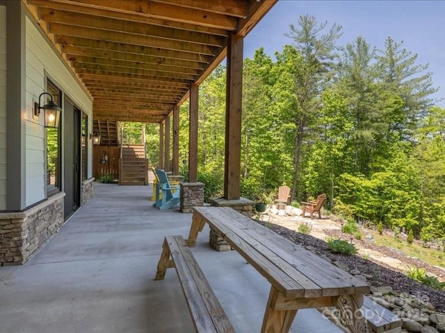2054 Catawba Trl Unit 162, Nebo, NC 28761 - view of patio