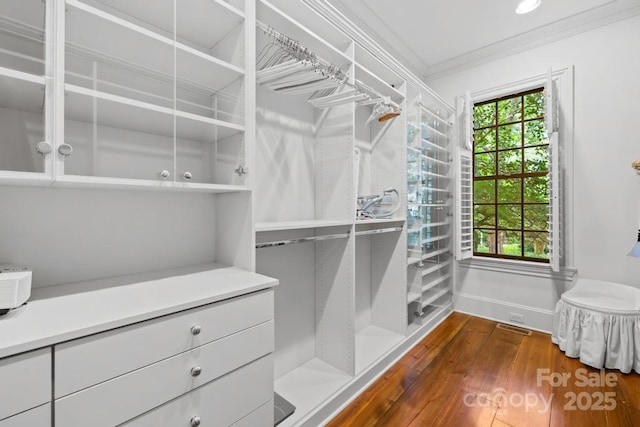 4523 Fox Brook Ln, Charlotte, NC 28211 - spacious closet with wood finished floors