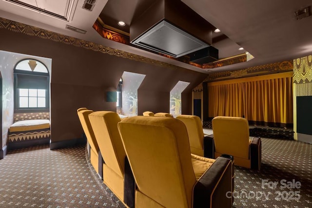 4523 Fox Brook Ln, Charlotte, NC 28211 - cinema room with carpet