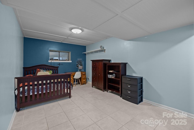 222 Riverview Ter, Clover, SC 29710 - bedroom with tile patterned floors and baseboards