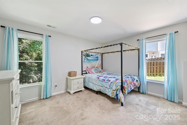 27037 Tidal Way, Tega Cay, SC 29708 - bedroom with light colored carpet, multiple windows, and baseboards