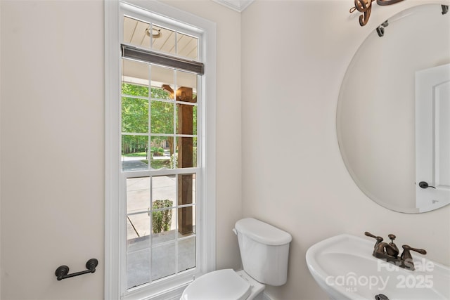 104 Whiterock Dr, Mount Holly, NC 28120 - half bathroom featuring a sink and toilet
