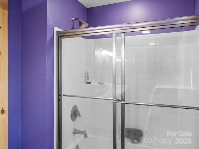917 Otter Mountain Rd, Topton, NC 28781 - full bathroom featuring combined bath / shower with glass door