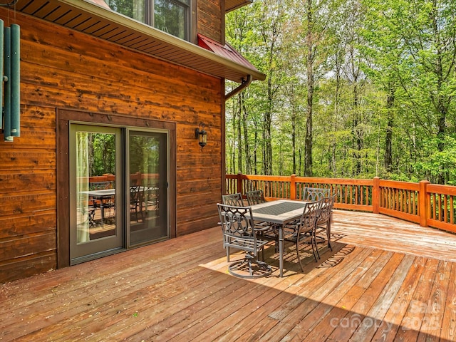 917 Otter Mountain Rd, Topton, NC 28781 - deck with outdoor dining area