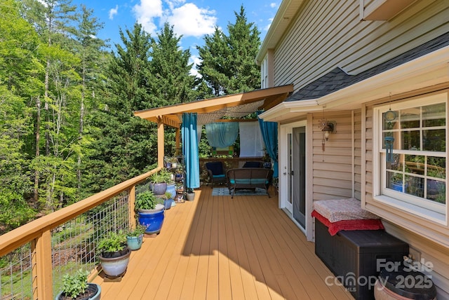 50 Pinerose Dr, Weaverville, NC 28787 - view of deck