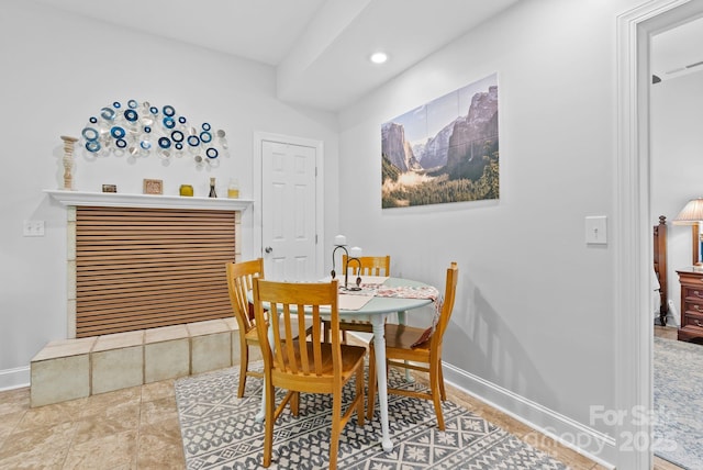 50 Pinerose Dr, Weaverville, NC 28787 - dining room with baseboards and recessed lighting
