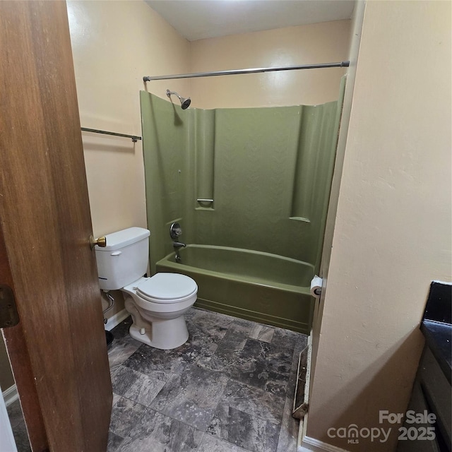 6573 Weldon Cir NW Unit 22, Concord, NC 28027 - bathroom with washtub / shower combination and toilet