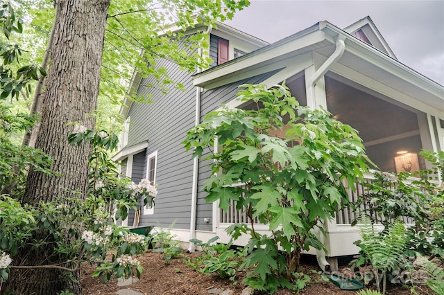 view of side of home