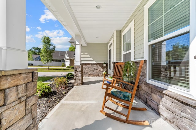 3615 Alamito Ln, Charlotte, NC 28214 - view of patio with a porch