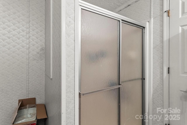4155 Slanting Bridge Rd, Sherrills Ford, NC 28673 - bathroom with a shower with shower door
