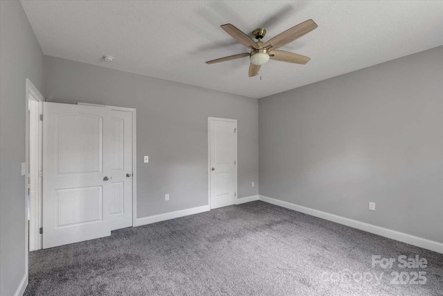 36 Nader Ave, Weaverville, NC 28787 - unfurnished bedroom featuring carpet floors and a ceiling fan