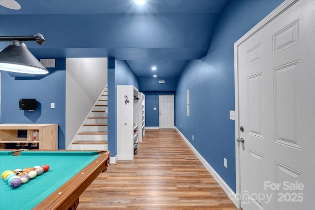 36 Nader Ave, Weaverville, NC 28787 - game room featuring wood finished floors and recessed lighting