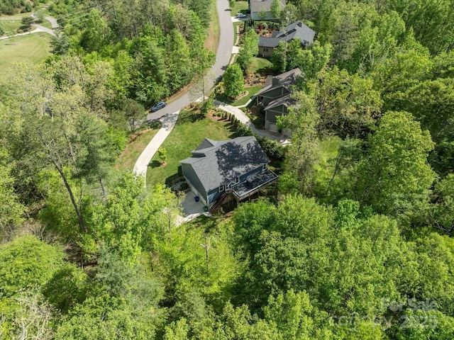 36 Nader Ave, Weaverville, NC 28787 - bird's eye view of a heavily wooded area
