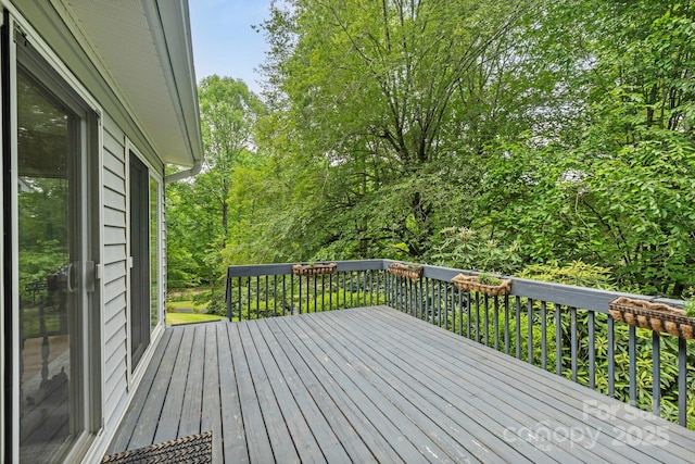 10 Kettle Creek Ln, Brevard, NC 28712 - view of wooden deck