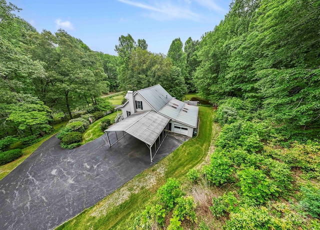 10 Kettle Creek Ln, Brevard, NC 28712 - view from above of property featuring a forest