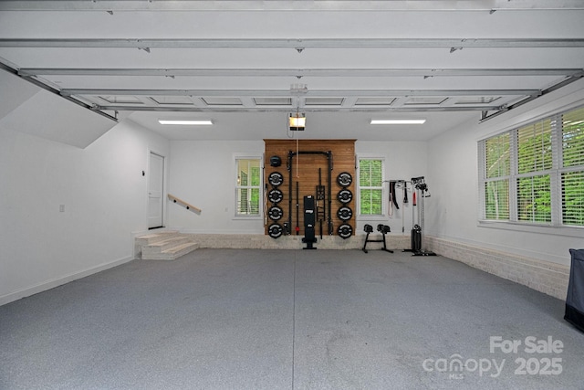 9564 Regent Dr, Davidson, NC 28036 - garage featuring a garage door opener