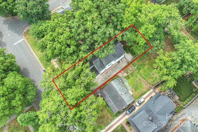 view of property location with property parcel outlined